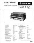 Сервисная инструкция Sanyo DXT-5404