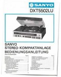 Сервисная инструкция Sanyo DXT-5502LU