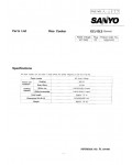 Сервисная инструкция Sanyo ECJ-SL3