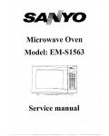 Сервисная инструкция Sanyo EM-S1563