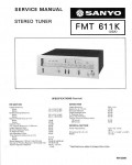 Сервисная инструкция Sanyo FMT-611K