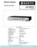 Сервисная инструкция SANYO JA-2503, SCH