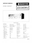 Сервисная инструкция Sanyo JCX-2400KU