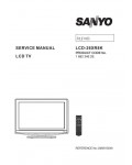 Сервисная инструкция Sanyo LCD-26XR8K