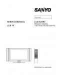 Сервисная инструкция Sanyo LCD-42XR2