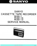 Сервисная инструкция SANYO M-2211, SCH