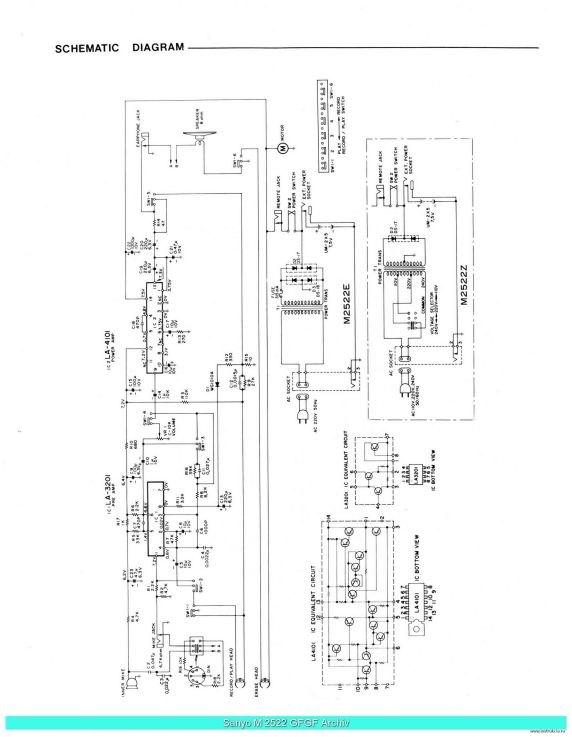 Сервисная инструкция SANYO M-2522, SCH