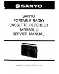 Сервисная инструкция Sanyo M-9980LU