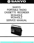 Сервисная инструкция SANYO M2440LE, M2440LZ