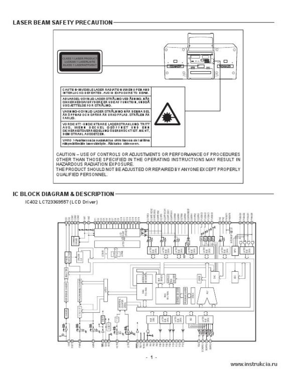 Сервисная инструкция SANYO MCD-S925F