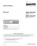 Сервисная инструкция Sanyo MPX-CD163