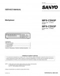 Сервисная инструкция SANYO MPX-CD93P