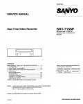 Сервисная инструкция Sanyo SRT-7168P
