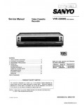 Сервисная инструкция SANYO VHR-226MS