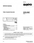 Сервисная инструкция SANYO VHR-259F