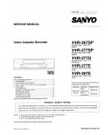 Сервисная инструкция SANYO VHR-267, VHR-277, VHR-287