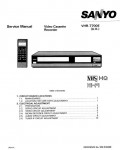 Сервисная инструкция Sanyo VHR-7700E