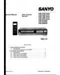 Сервисная инструкция Sanyo VHR-8100SP, VHR-8200SP, VHR-8250SP
