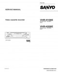 Сервисная инструкция SANYO VHR-H100E, H200E