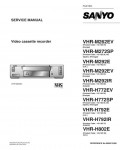 Сервисная инструкция Sanyo VHR-H772EV, VHR-H792, VHR-H802, VHR-M262EV, VHR-M272, VHR-M293EV