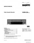 Сервисная инструкция SANYO VWM-230