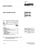 Сервисная инструкция SANYO VWM-290, 390