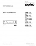 Сервисная инструкция SANYO VWM-405, 410, 705, 710