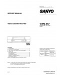 Сервисная инструкция SANYO VWM-657
