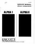 Сервисная инструкция SCOTT ALPHA-1, 6
