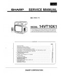 Сервисная инструкция Sharp 14VT10X1