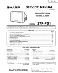 Сервисная инструкция Sharp 27R-FS1