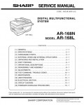 Сервисная инструкция Sharp AR-168N-L