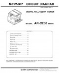 Сервисная инструкция Sharp AR-C260 SERIES CIRCUIT DIAGRAMS