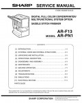 Сервисная инструкция Sharp AR-F13, PN1