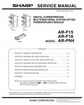 Сервисная инструкция Sharp AR-F15, F16, PN4