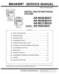 Сервисная инструкция Sharp AR-M256, M257, M258, M316, M317, M318