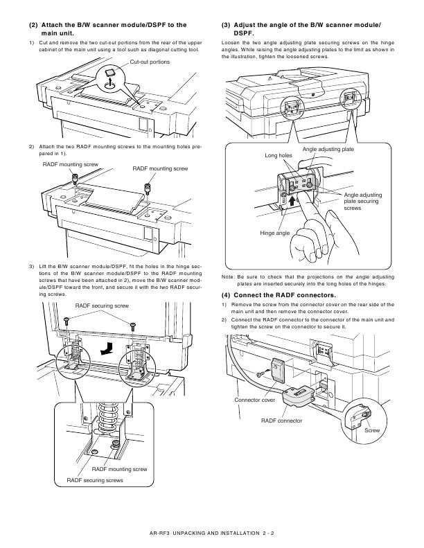 Сервисная инструкция Sharp AR-RF3