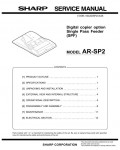 Сервисная инструкция Sharp AR-SP2