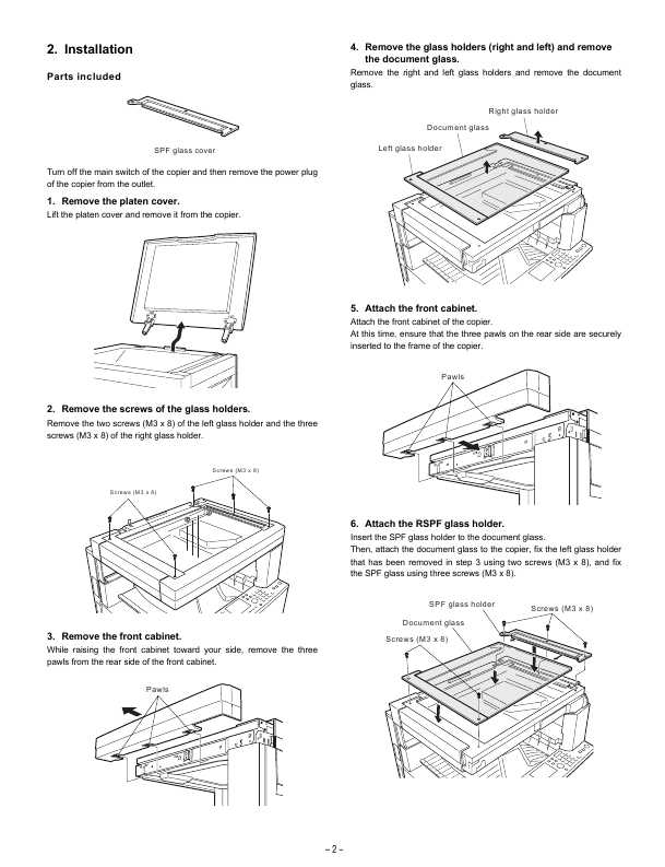 Сервисная инструкция Sharp AR-SP4