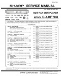 Сервисная инструкция Sharp BDP-HP70U
