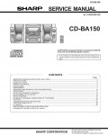 Сервисная инструкция Sharp CD-BA150