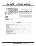 Сервисная инструкция Sharp CD-BA3100