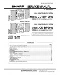Сервисная инструкция Sharp CD-BK100W, CD-BP90W