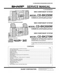 Сервисная инструкция Sharp CD-BK250W, CD-BK2600W, CD-BK270W
