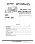 Сервисная инструкция Sharp CD-BK300W
