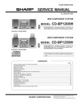 Сервисная инструкция Sharp CD-BP1200W, CD-BP1250W