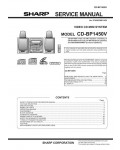 Сервисная инструкция Sharp CD-BP1450V