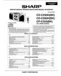 Сервисная инструкция Sharp CD-C250, CD-C260
