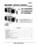 Сервисная инструкция Sharp CD-C250X, CD-C260X