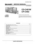 Сервисная инструкция Sharp CD-C401W, CP-C402